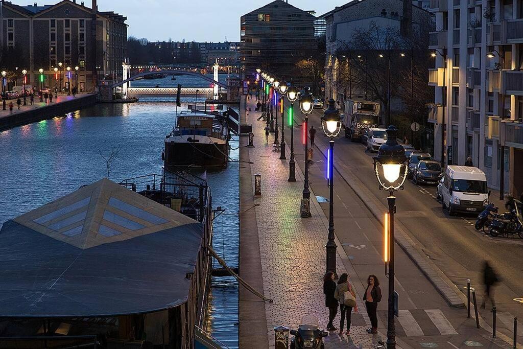 Bel 6 Pers Bord Canal De L'ourcq La Villette-parking