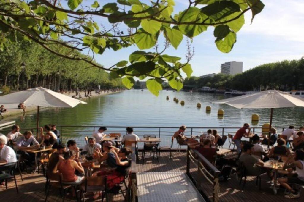 Bel 6 Pers Bord Canal De L'ourcq La Villette-parking Paris