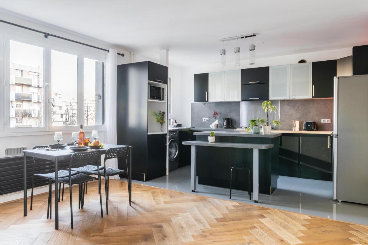 Apartment Bel 6 Pers Bord Canal De L'ourcq La Villette-parking Paris